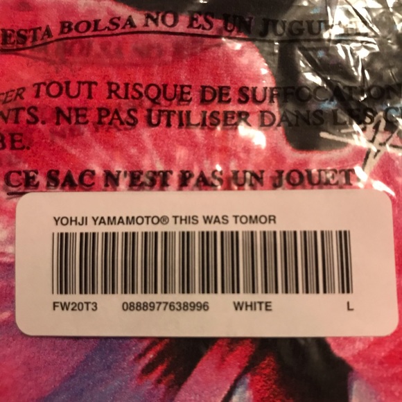 Supreme Yohji Yamamoto t-shirt - Picture 5 of 5